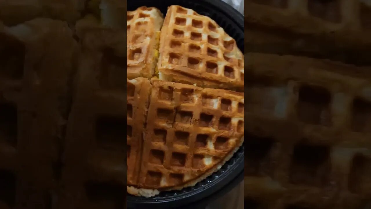 GOT IT LIKE THAT! WAFFLE HOUSE MADE ME ONE FROM TICKTOK! 😋 #shorts #wafflehouse