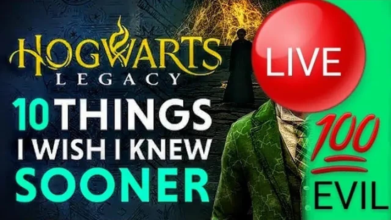 🔴LIVE🔴 HOGWARTS LEGACY EVIL WIZARD