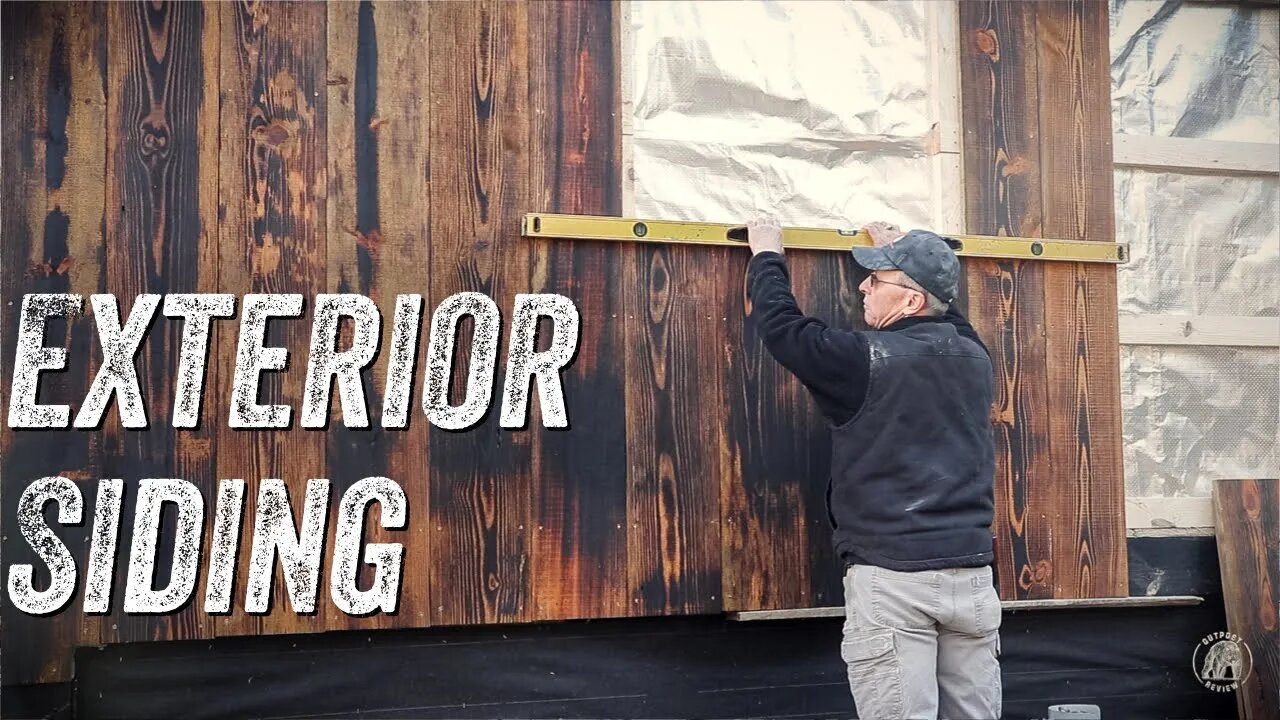 OFF GRID CABIN EXTERIOR BOARD & BATTEN | TIMBER FRAME | WOODWORK