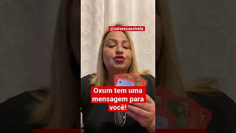 Oxum tem uma mensagem para você! #baralhocigano #shorts
