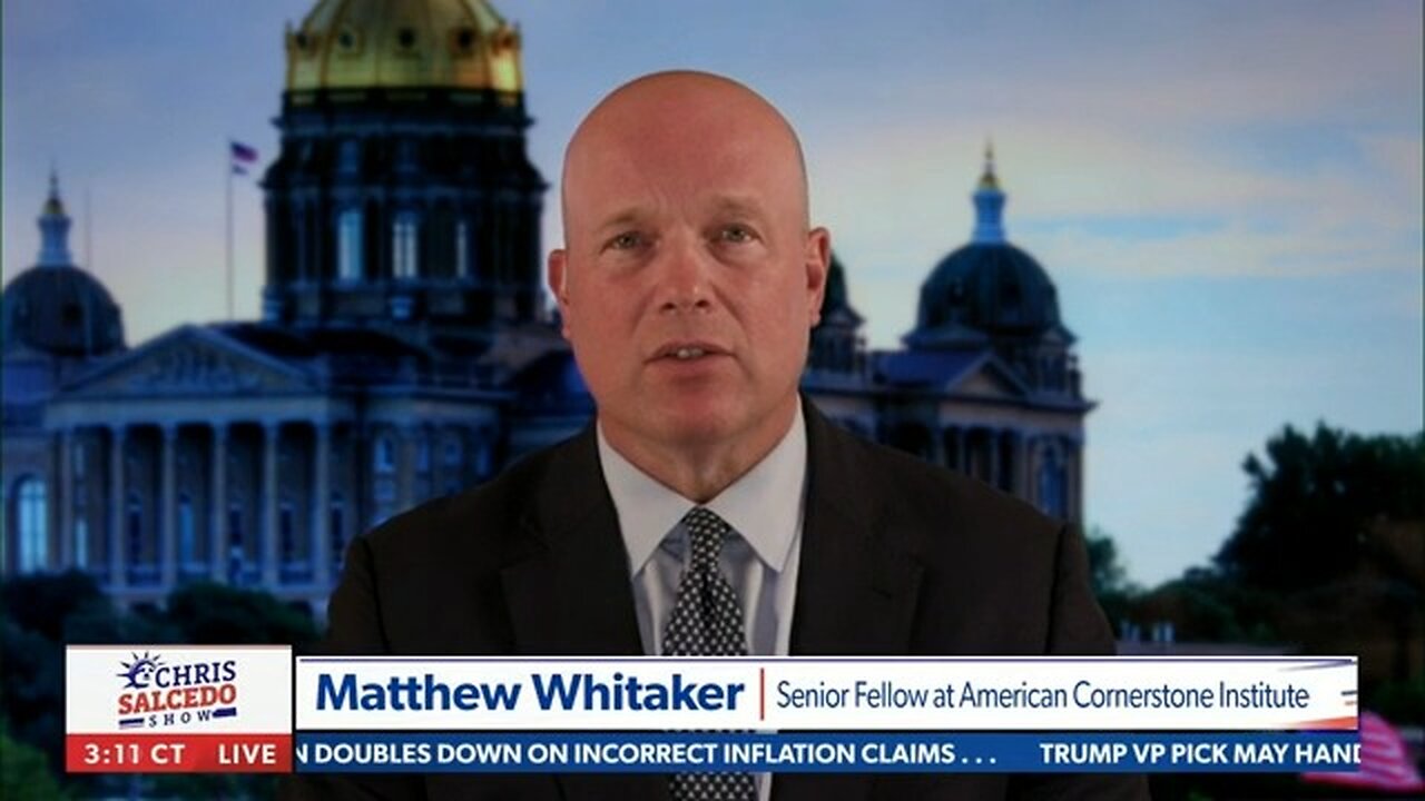 Matt Whitaker on The Chris Salcedo Show - NewsmaxTV 05.09.2024