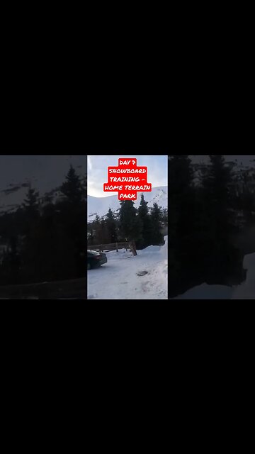 Day 7 - Home Terrain Park - Just The Beginning #alaska #snow #snowboarding