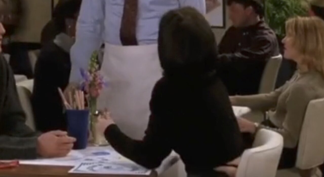 Courtney Cox Black Thong Slip on Friends