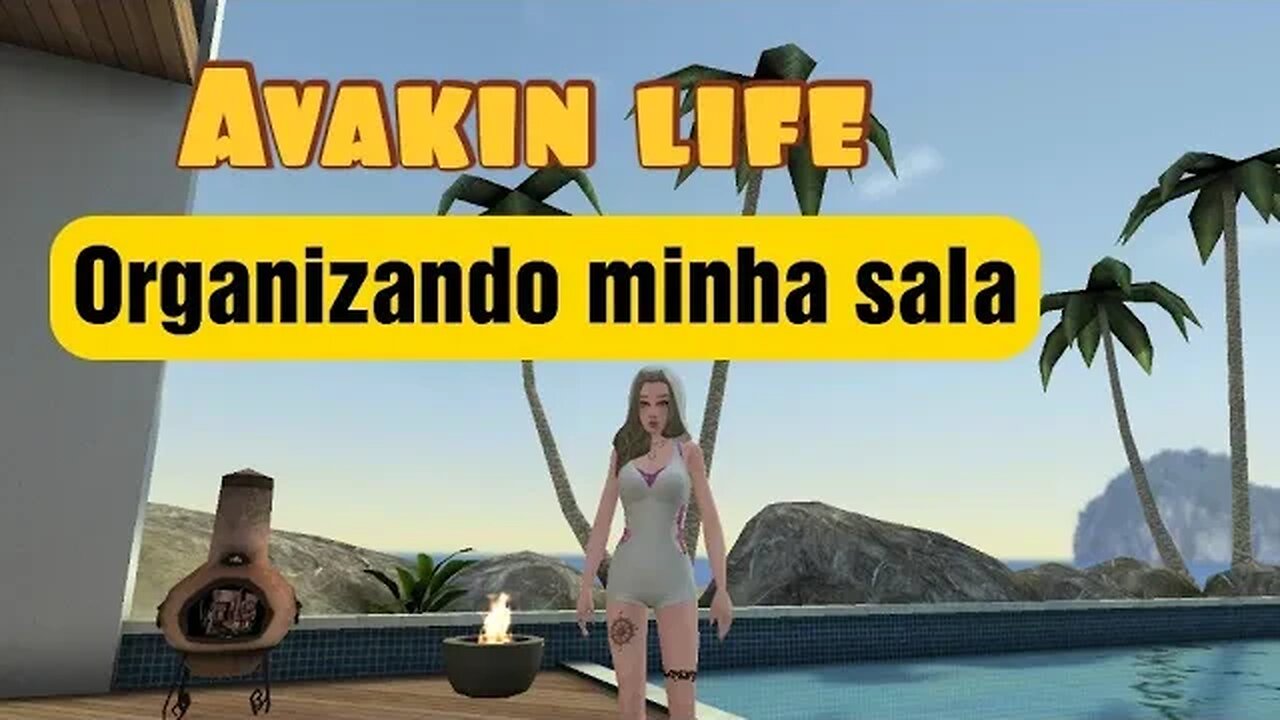 Organizando minha sala no avakin life, me acompanhe