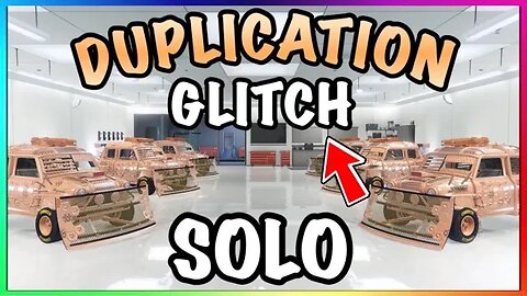 *Solo* Unlimited Car Duplication Glitch (GTA Online)