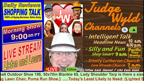 Live Stream Humorous Smart Shopping Advice for Tuesday 12 03 2024 Best Item vs Price Daily Talk