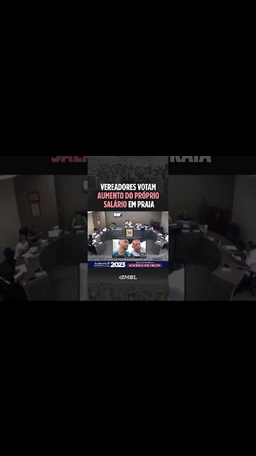 VEREADORES VOTAM NA PRAIA AUMENTO DE SEUS SALÁRIOS! #shorts