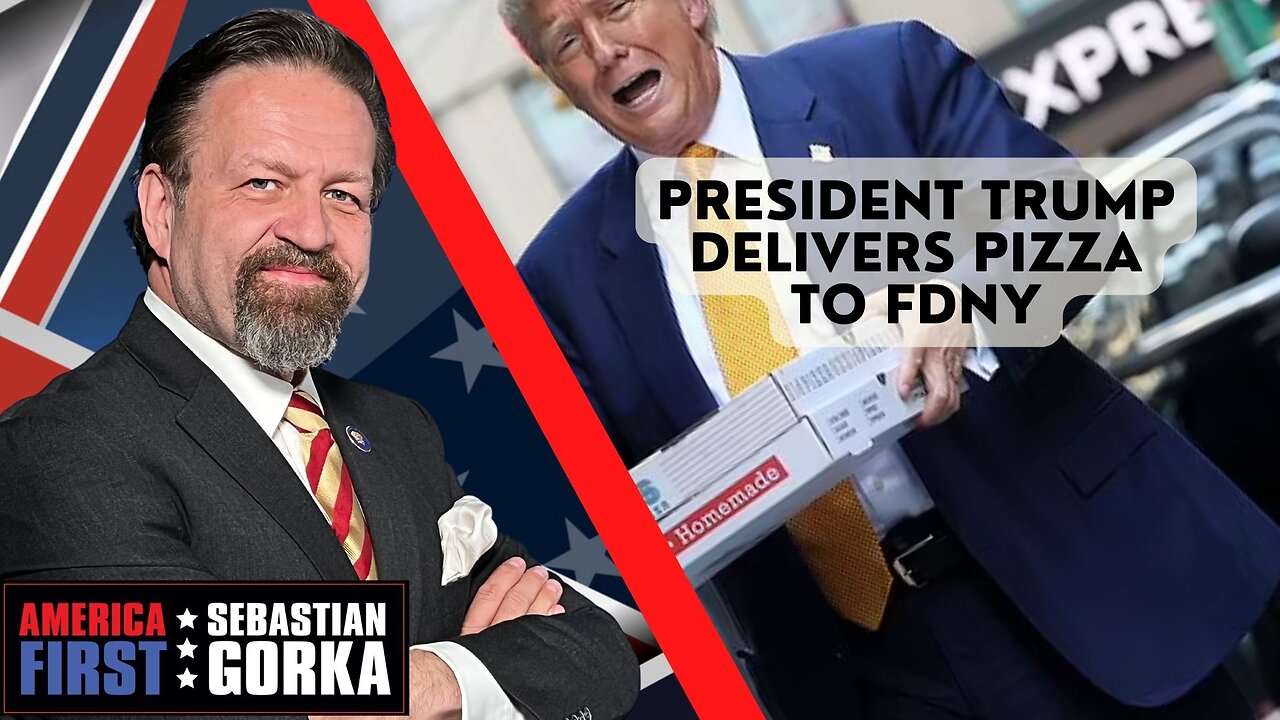 Sebastian Gorka FULL SHOW: President Trump delivers pizza to FDNY