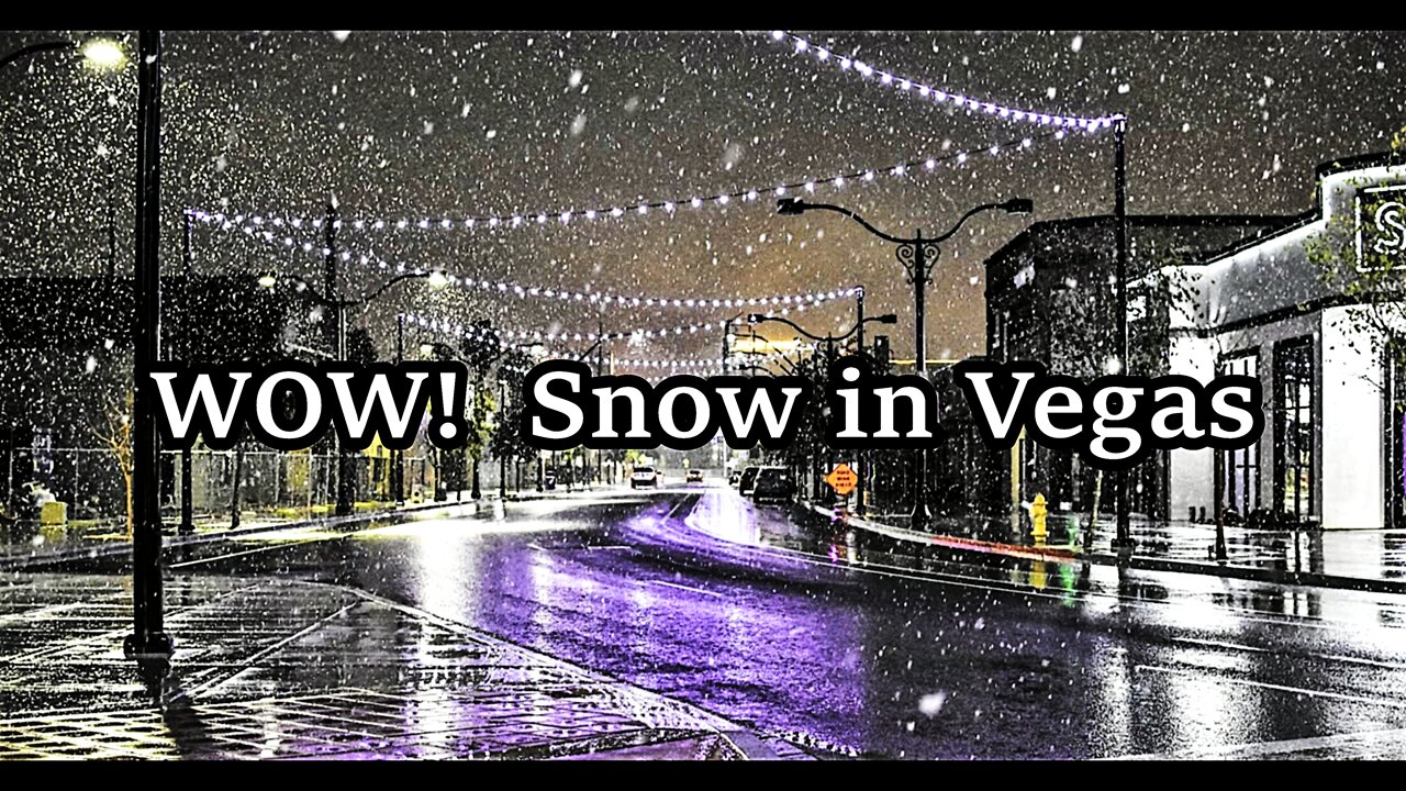 WOW! Vegas Snow