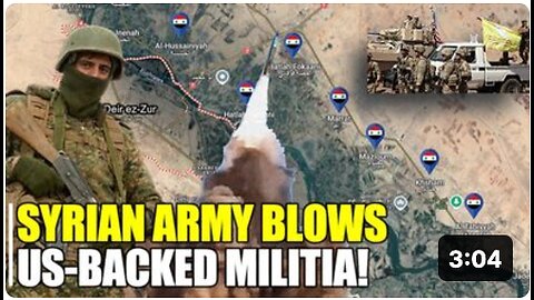 US backed militia opening up new front in eastern Syria but fails!