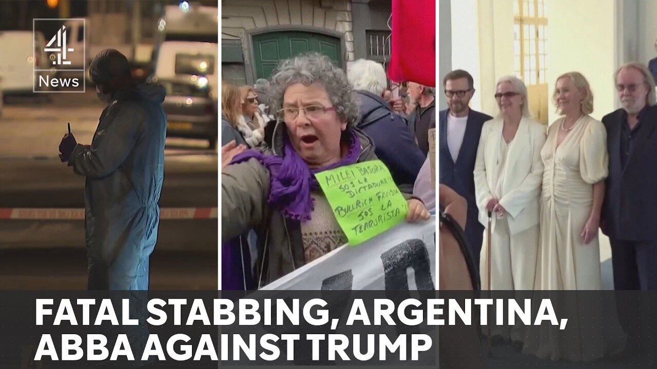 News update: London stabbing, Argentina protests, ABBA against Trump