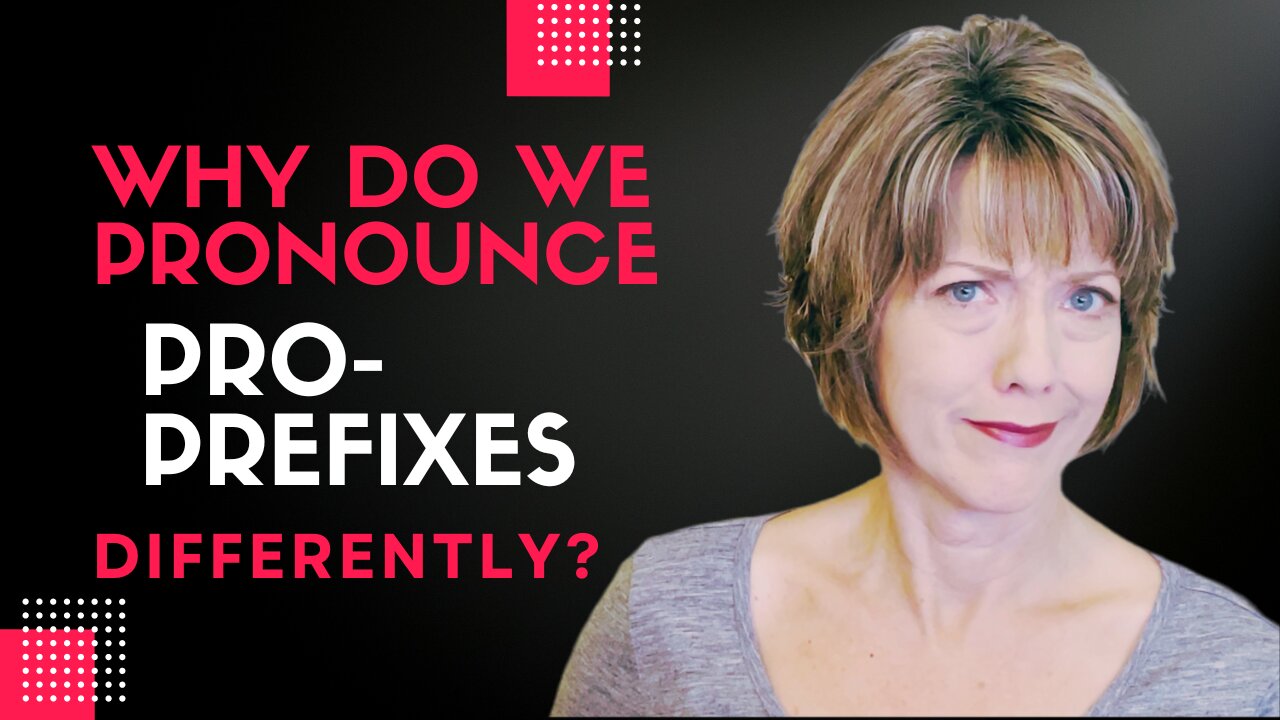 Why do we pronounce PRO- prefixes differently?