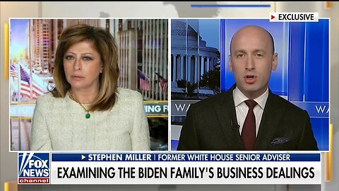 Stephen Miller Reveals Why Biden's DOJ Won't Investigate Biden Crime Family