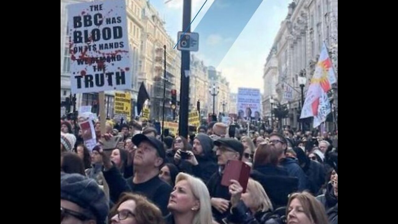 Vaccine injured protest in London