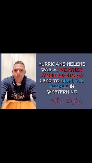 Stew Peters | Hurricane Helene was a weather-modified storm