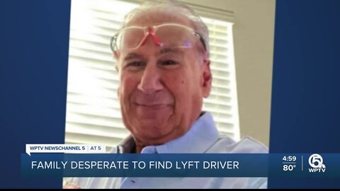 Search for missing Lyft driver continues