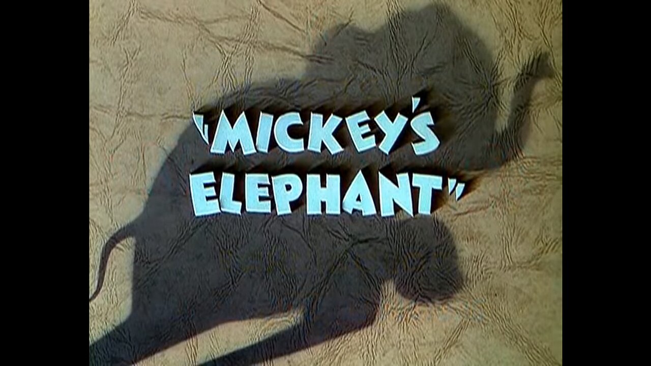 Mickey Mouse - Mickey's Elephant - 1936