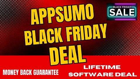 🔥 AppSumo Black Friday Deals - Unbeatable Lifetime Offers You Can’t Miss!