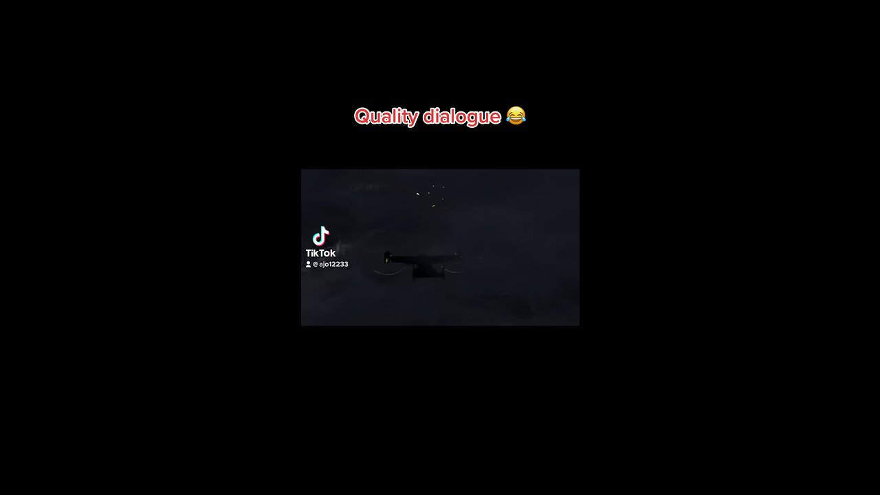 Quality dialogue 😂