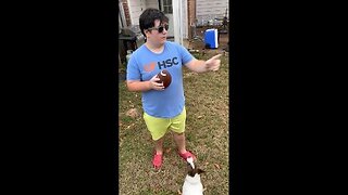 Football fun with Princess