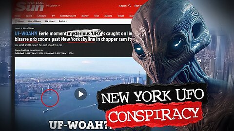 Caught On Camera: UFO Footage From New York City, Manhattan 2024! | Roderick Martin