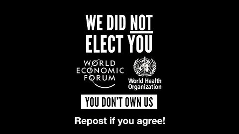 We did not elect you."The United Nations Pledge for the Future has been adopted."