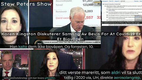 Karen Kingston Diskuterer Samling Av Bevis På At Covid-19 Og "Vaksiner" Er Høyst Avanserte Biovåpen - Stew Peters Show