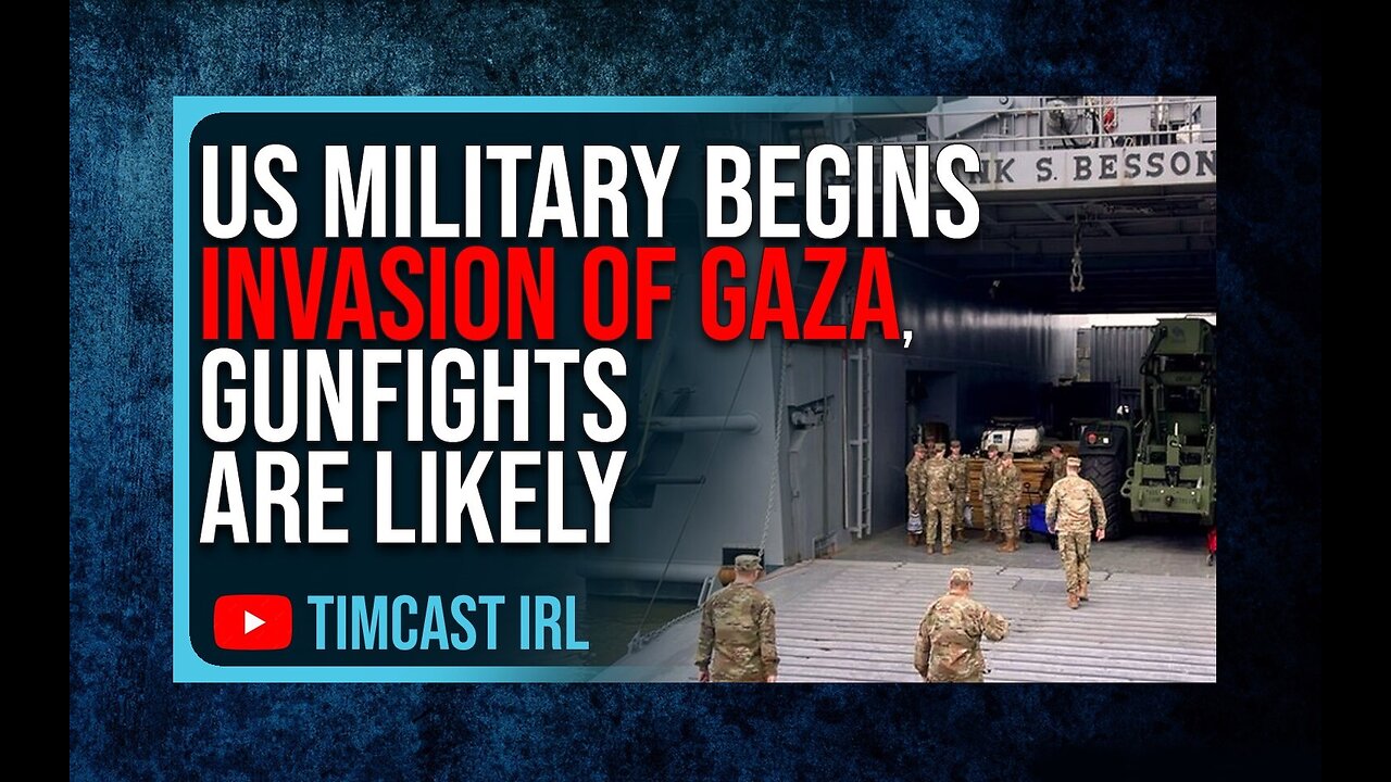 US Military Begins INVASION of Gaza, Sec of Defense ADMITS Gunfights are Likely