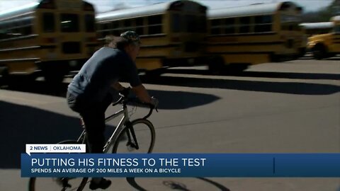 Broken Arrow man sets cycling goal to inspire others