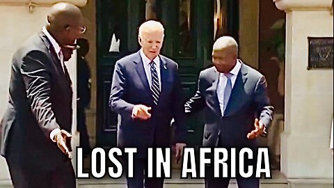 Joe was a TOTAL DISASTER Today visiting Africa…