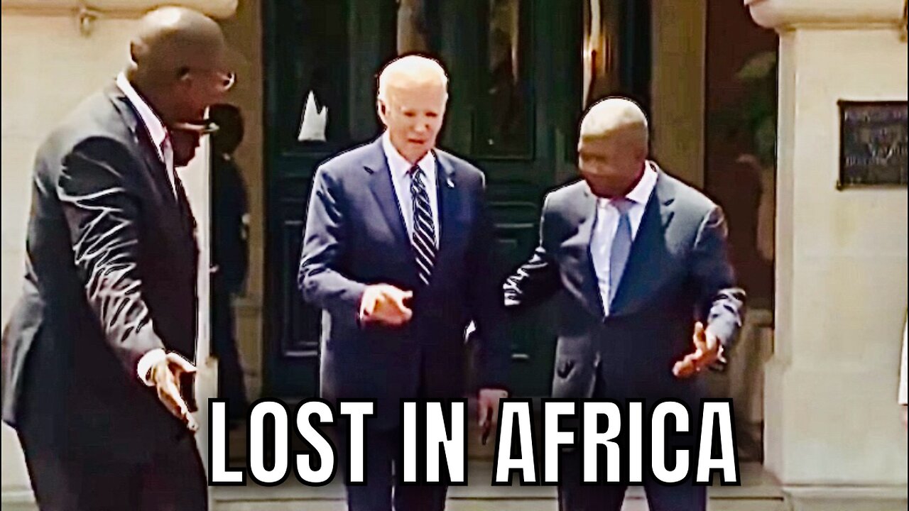 Joe was a TOTAL DISASTER Today visiting Africa…