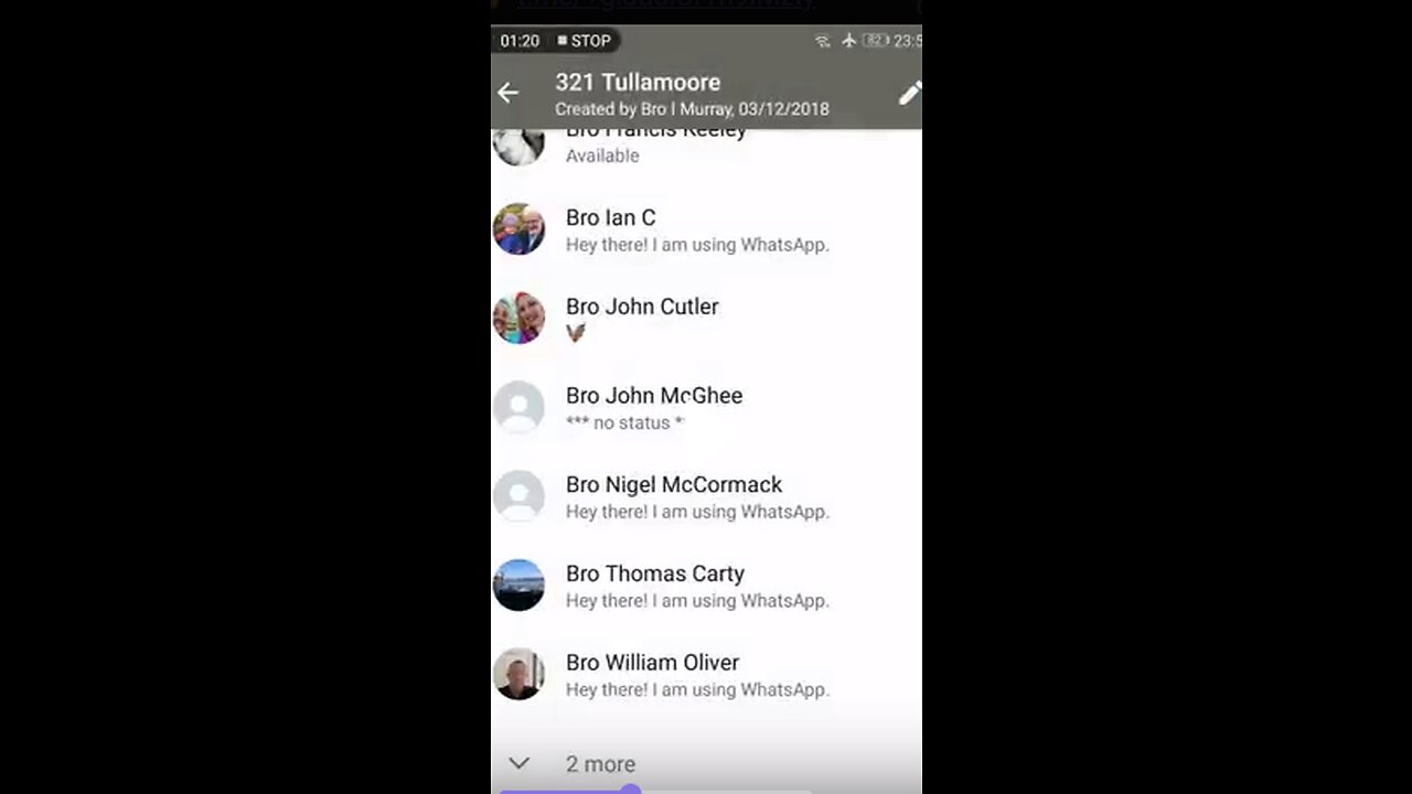 A group of Irish freemasons exposed one of them leaving their phone unguarded.