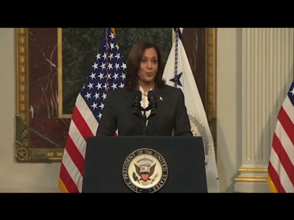 This might be Kamala Harris’s cringiest speech yet