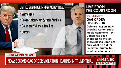 Judge Threatens To Jail Donald Trump For Violating Gag Order