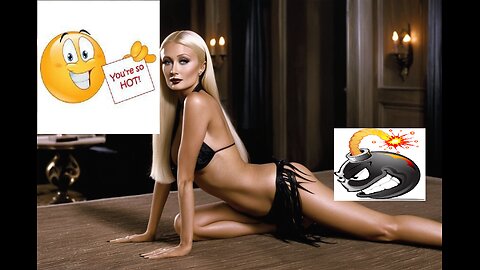 Paris Hilton as Morticia Ai generated