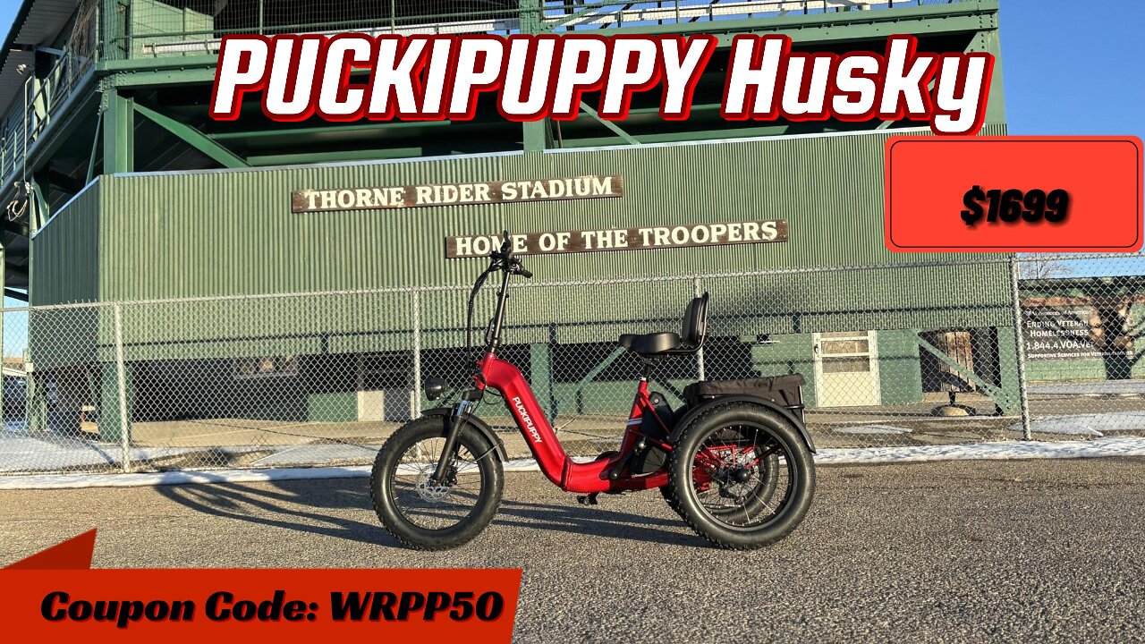 PUCKIPUPPY Husky E-Trike Unboxing and Review