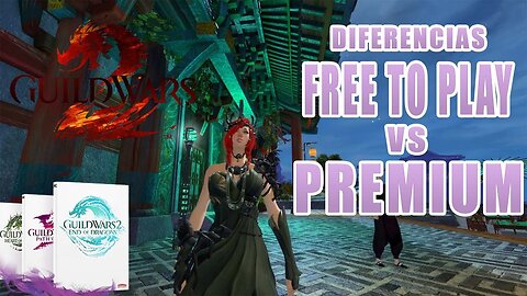 DIFERENCIAS ENTRE UNA CUENTA FREE TO PLAY VS UNA PREMIUM GUIA PRINCIPIANTES GUILD WARS 2 (2024) 🐉