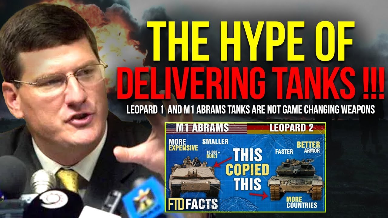 Scott Ritter: Leopard 1 And M1 Abrams Tanks Are Not Game Changing Weapons In Ukraine Conflict !!!