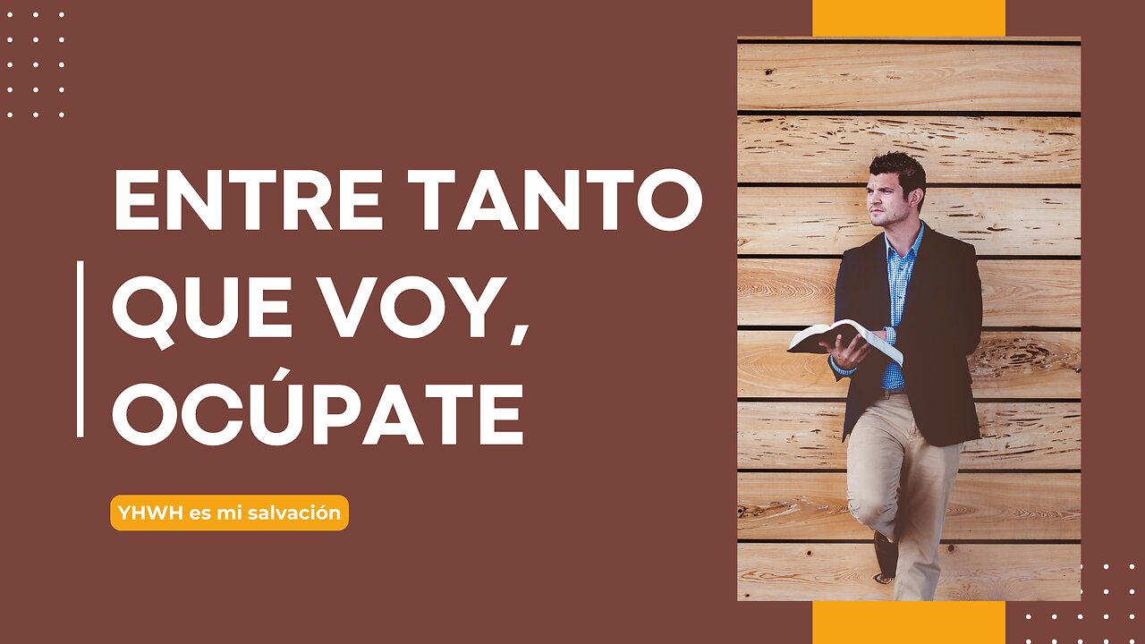 📖 Entre tanto que vengo, ocúpate | 1 Timoteo 4:13