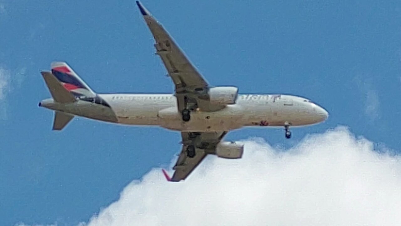 Airbus A320 PR-TYQ vindo de São Paulo(Congonhas) para Fortaleza