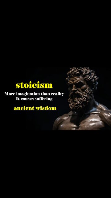 stoicism - Imagination causes more suffering than reality does