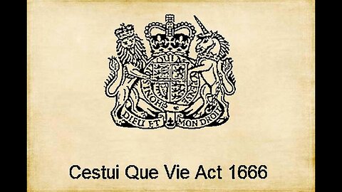 PROOF OF LIFE ACT - CESTUI QUE VIE [1666]
