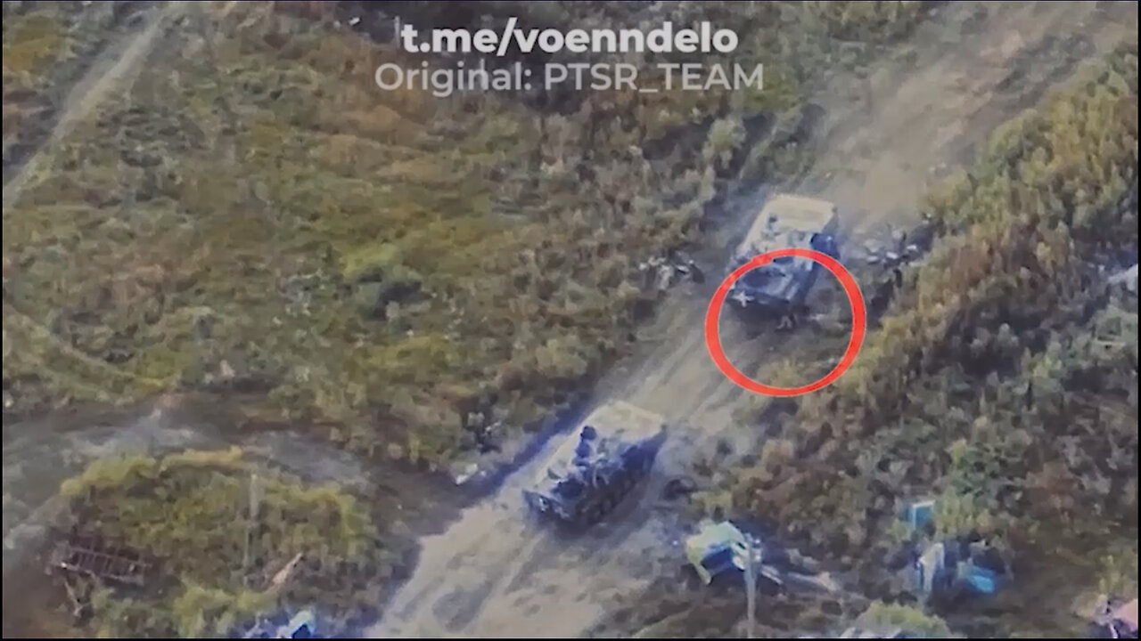 In a panicked retreat the Ukrainian army tramples his own soldiers