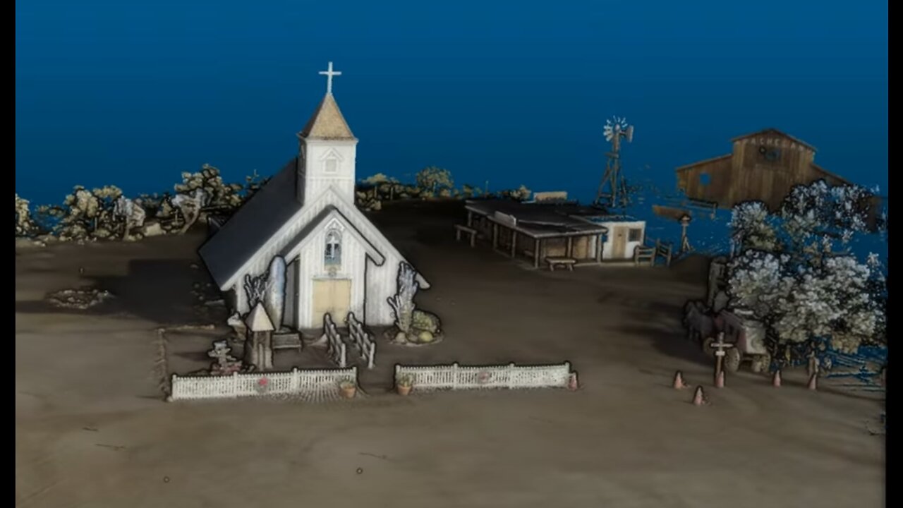 3D Laser Scan: The Elvis Chapel