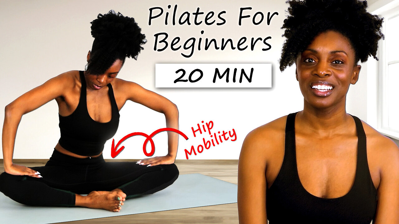 Hip Mobility 🔥From Stiff to Flexibility 💯 20 Minute Beginners Pilates Workout w/ Maya Petty