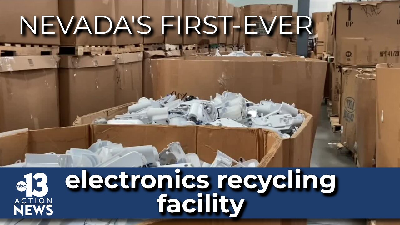 Nevada's first-ever electronics recycling facility opens