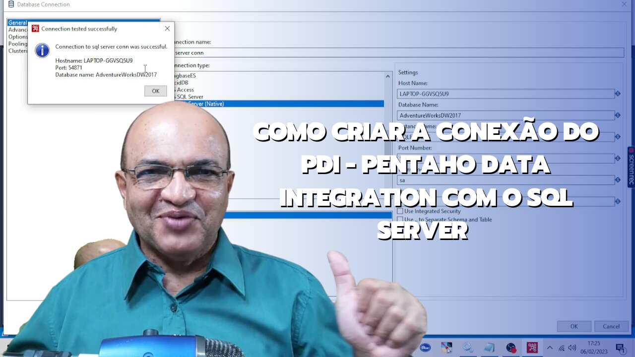 Como criar conexão do PDI - Pentaho Data Integration