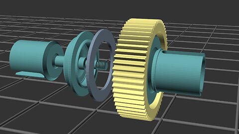 1/10th 2WD Off-Road Differential Assembly Animation