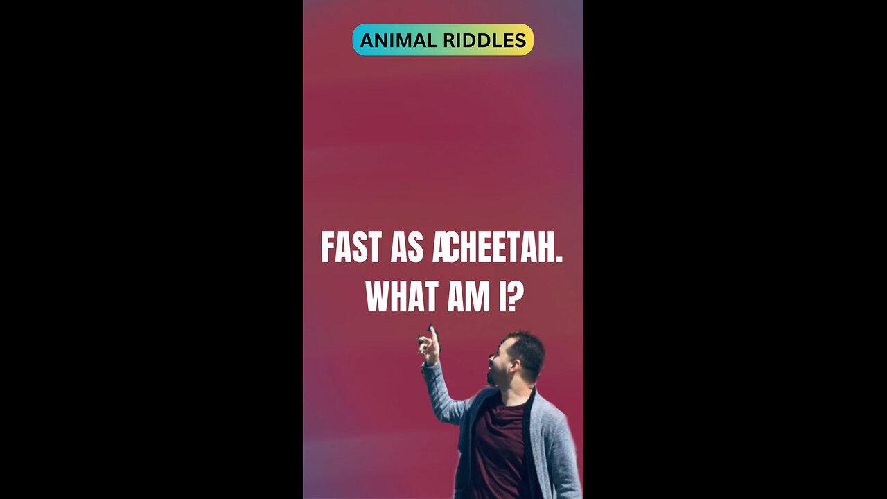 Animal riddle question