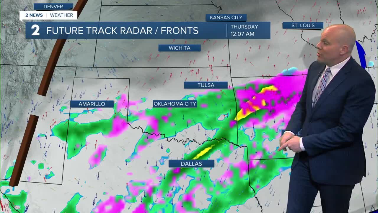 Sleet to move out this afternoon; Stayin cold